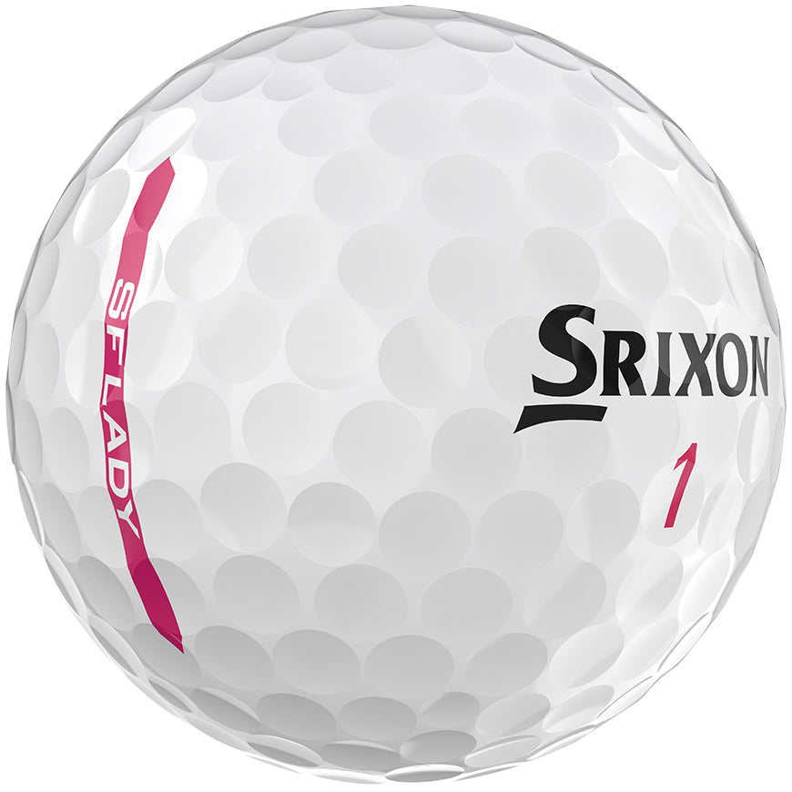 Srixon Softfeel Dames wit 2 dozijn