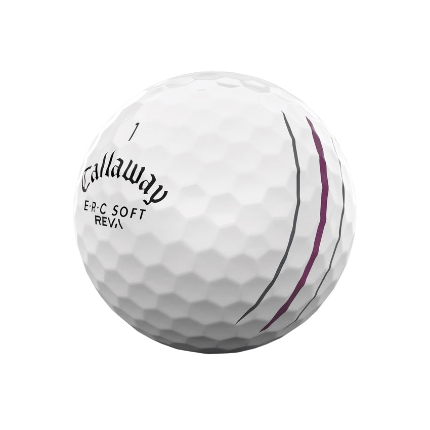 Callaway E.R.C. soft reva wit golfballen