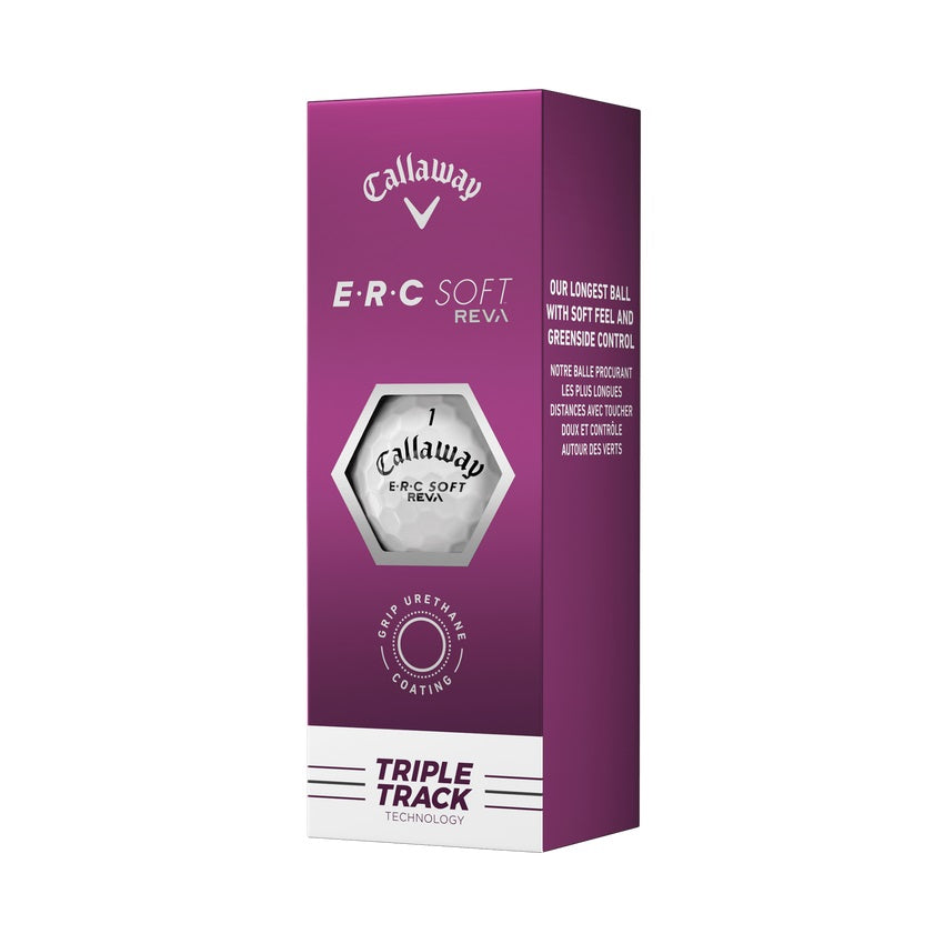 Callaway E.R.C. soft reva wit golfballen