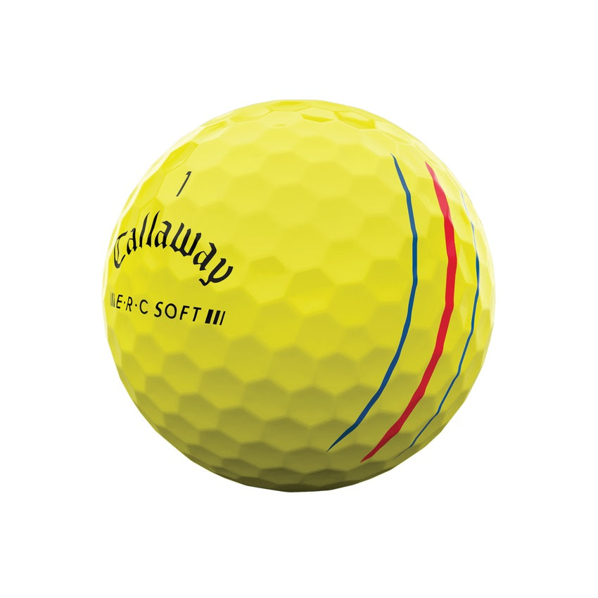 Callaway E.R.C. soft geel golfballen