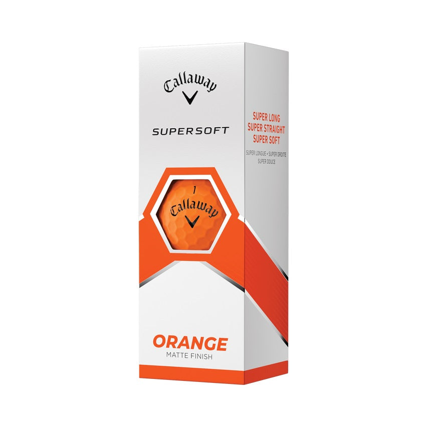 Callaway supersoft mat oranje golfballen
