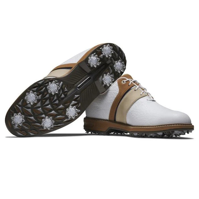 FootJoy DJ Premiere White/Blue/Brown (P)