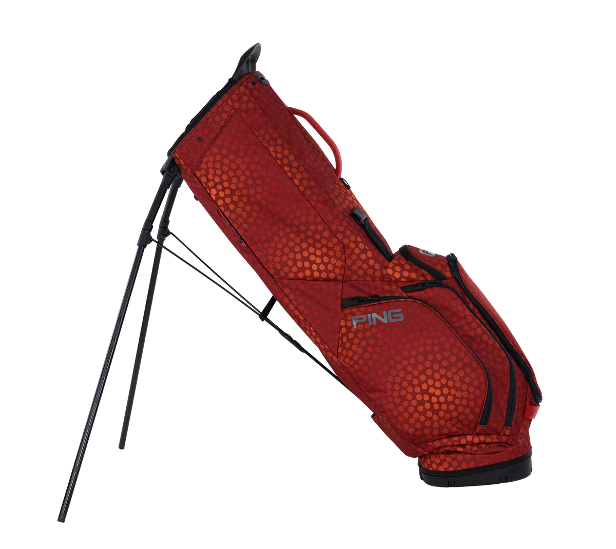 Ping Hoofer Lite Standbag - Rust Mosaic
