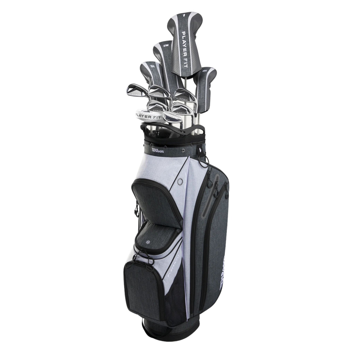 Wilson's PlayerFit Complete Dames Set met Cart Bag