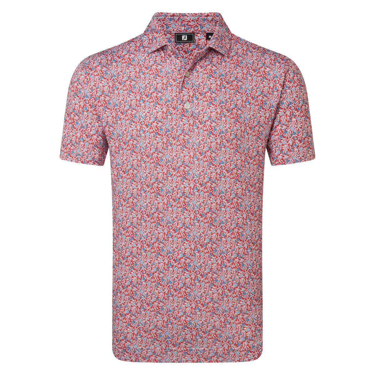 FootJoy Meadow Print Lisle Nantucket Red / Chambray / Coastal Blue