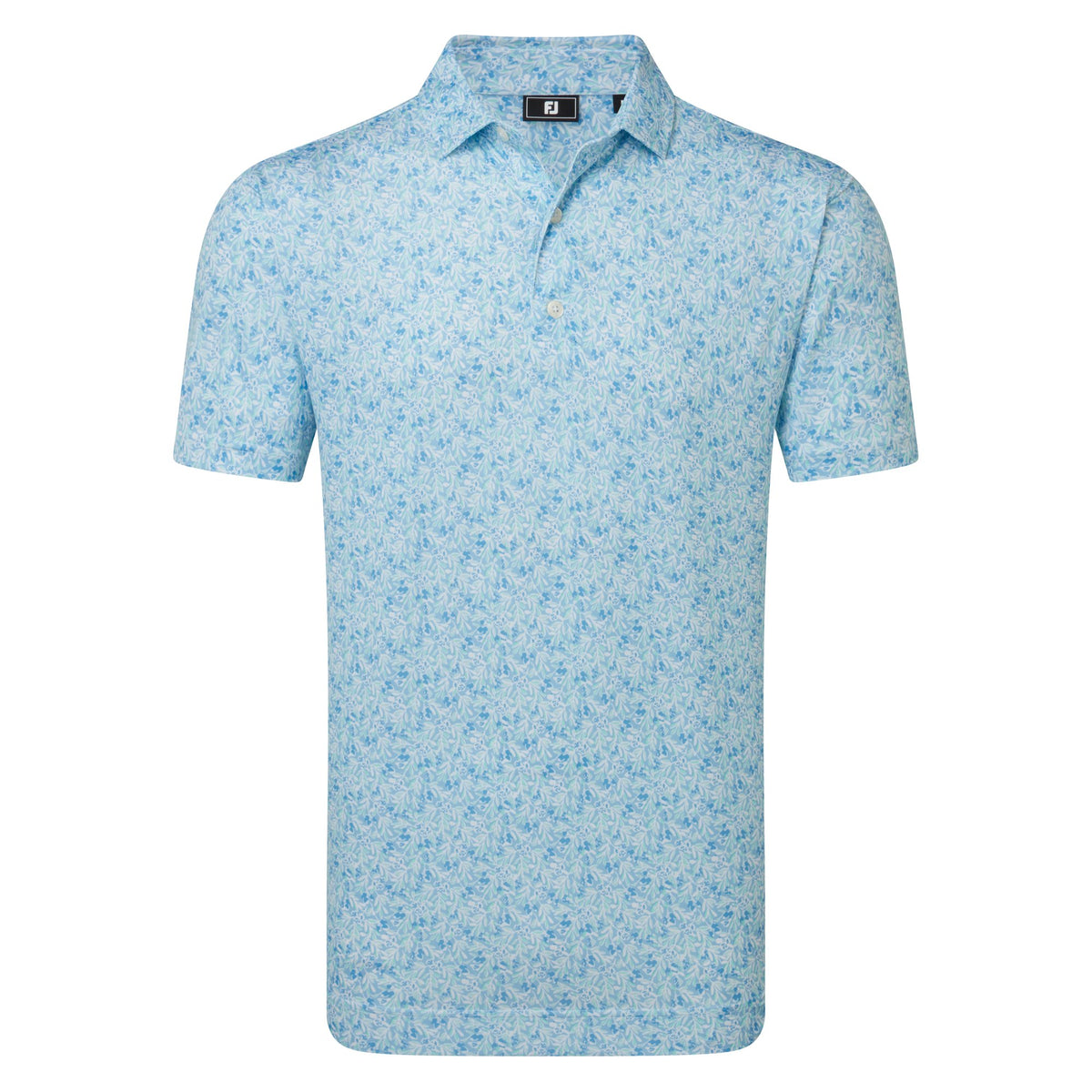 FootJoy Meadow Print Lisle Blue Reef / Sea Glass / Deep Reef