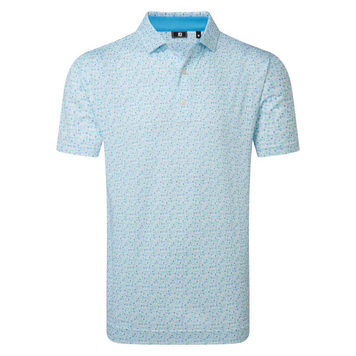 FootJoy Surfs Up Print Lisle Deep Reef / White / Sea Glass / Blue Reef