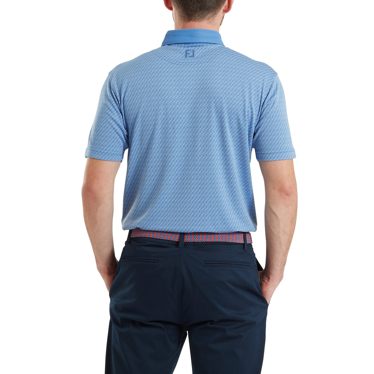 FootJoy Star Geo Jacquard Coastal Blue
