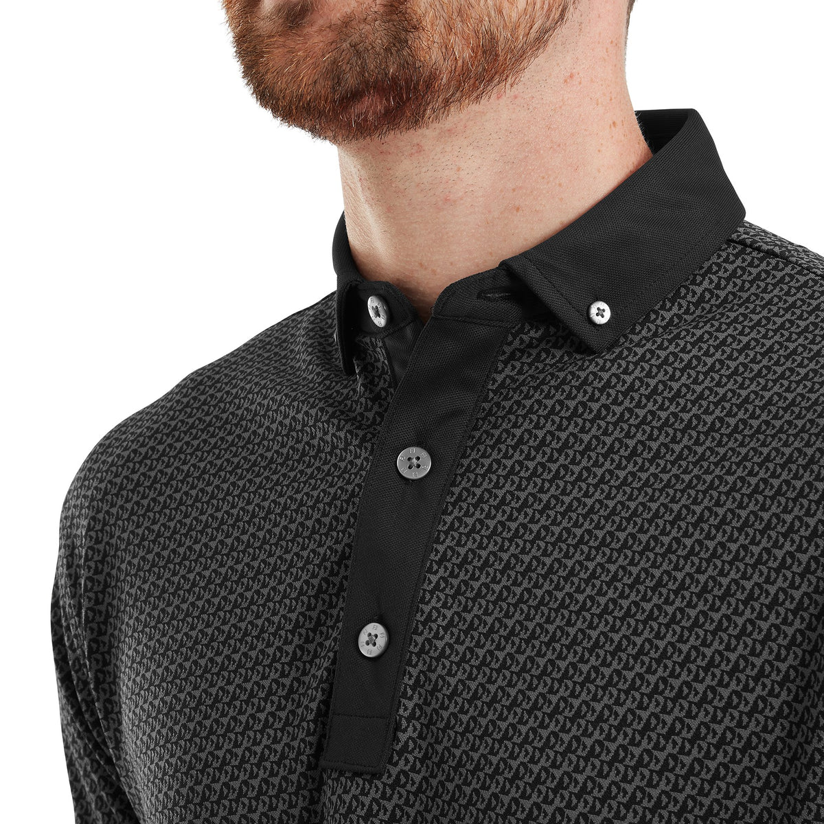 FootJoy Star Geo Jacquard Black