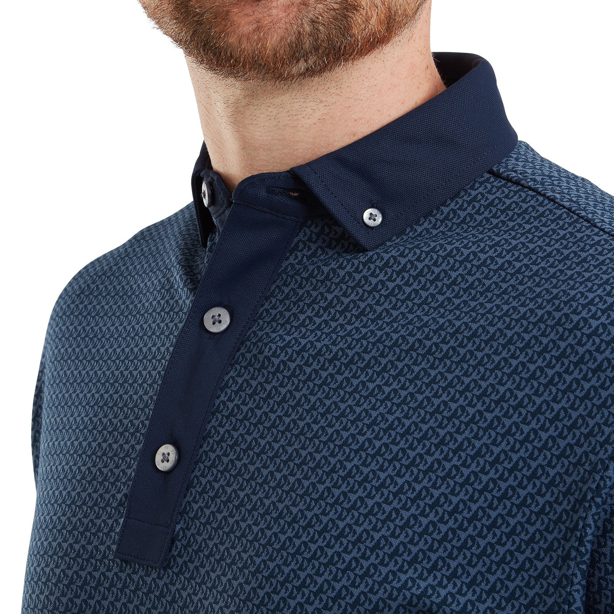 FootJoy Star Geo Jacquard Navy