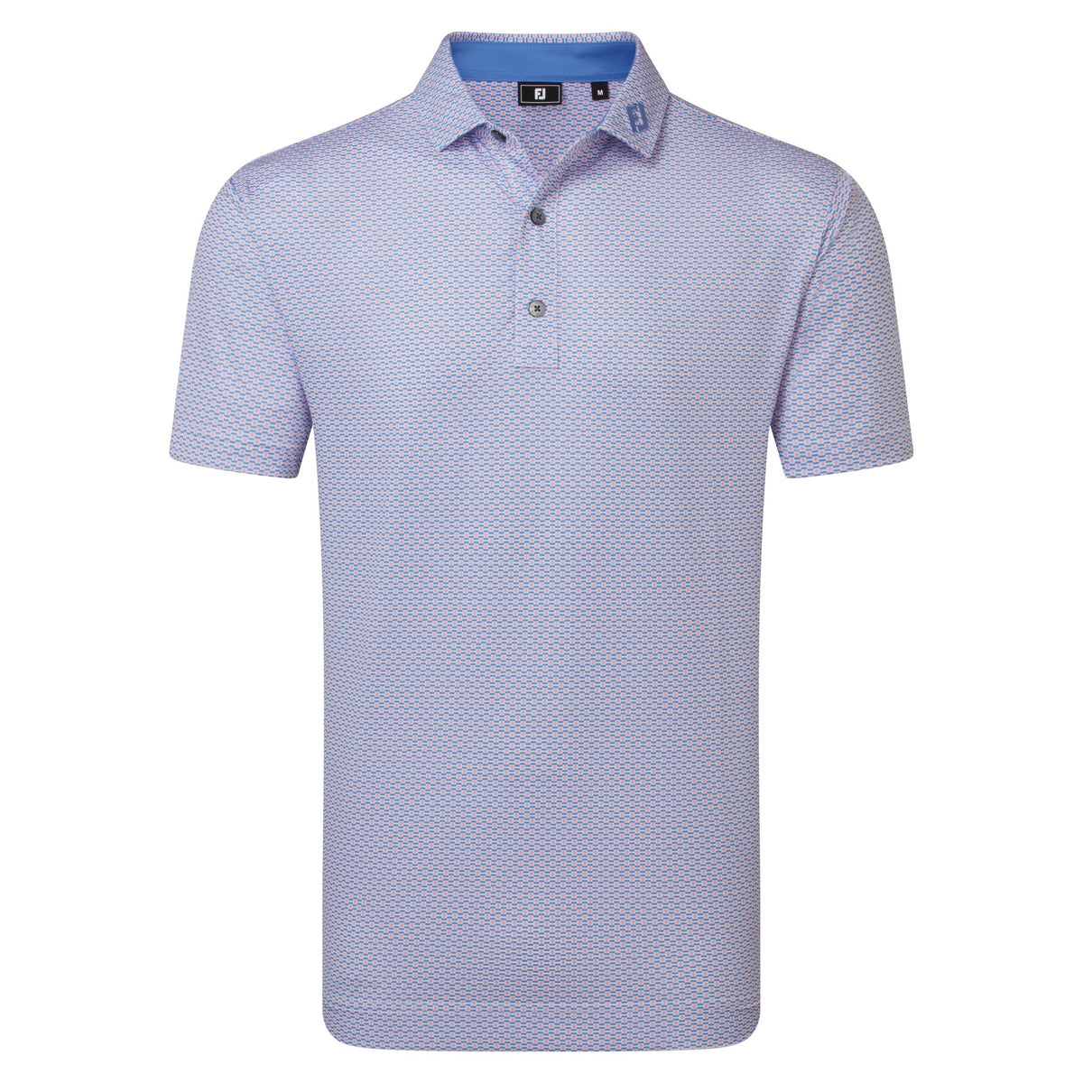 FootJoy FJ Nautical Flag Print Lisle Pink Pop / Vivid Violet