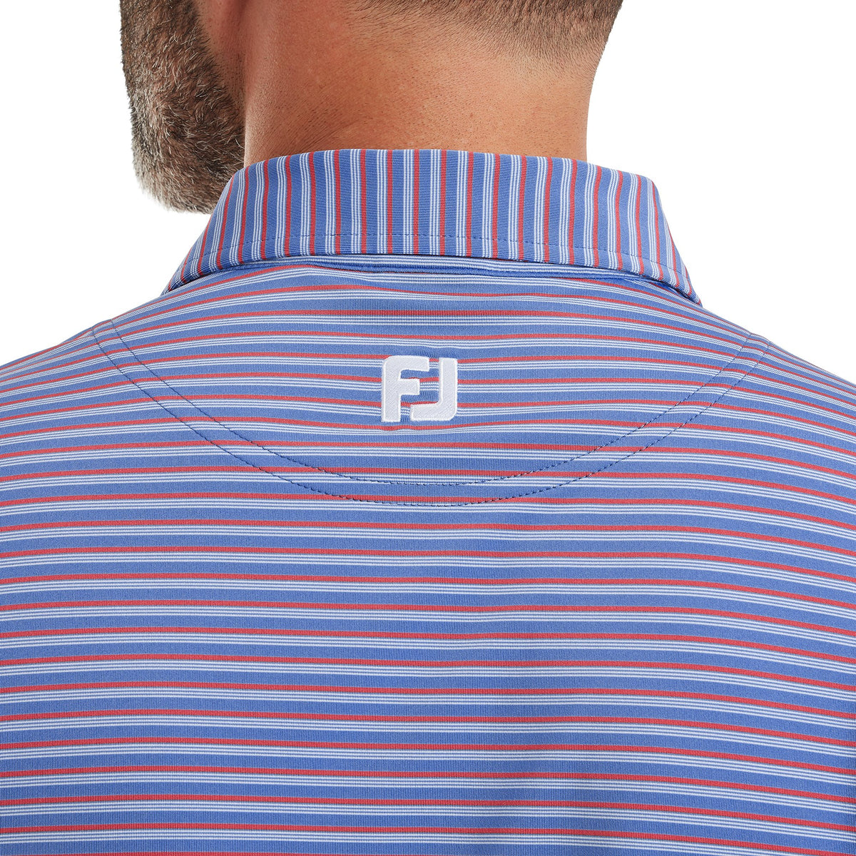 FootJoy Shadow Stripe Lisle Coastal Blue