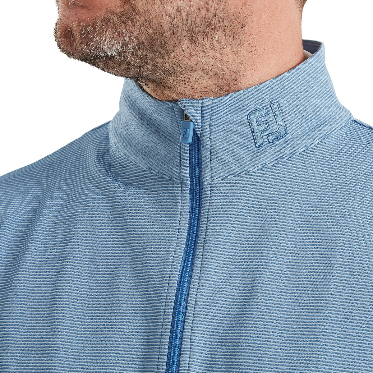 FootJoy Ottoman Stripe Chill-Out Chambray / Coastal Blue