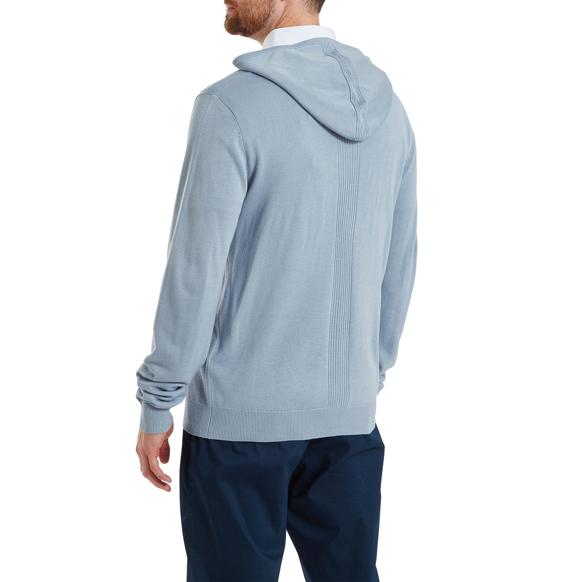 FootJoy drirelease Knit Hoodie Chambray