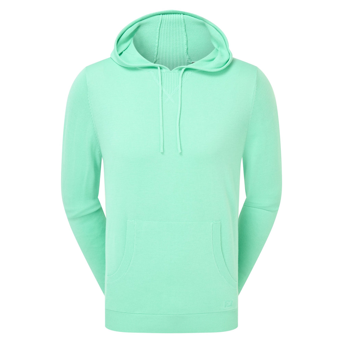FootJoy drirelease Knit Hoodie Sea Glass