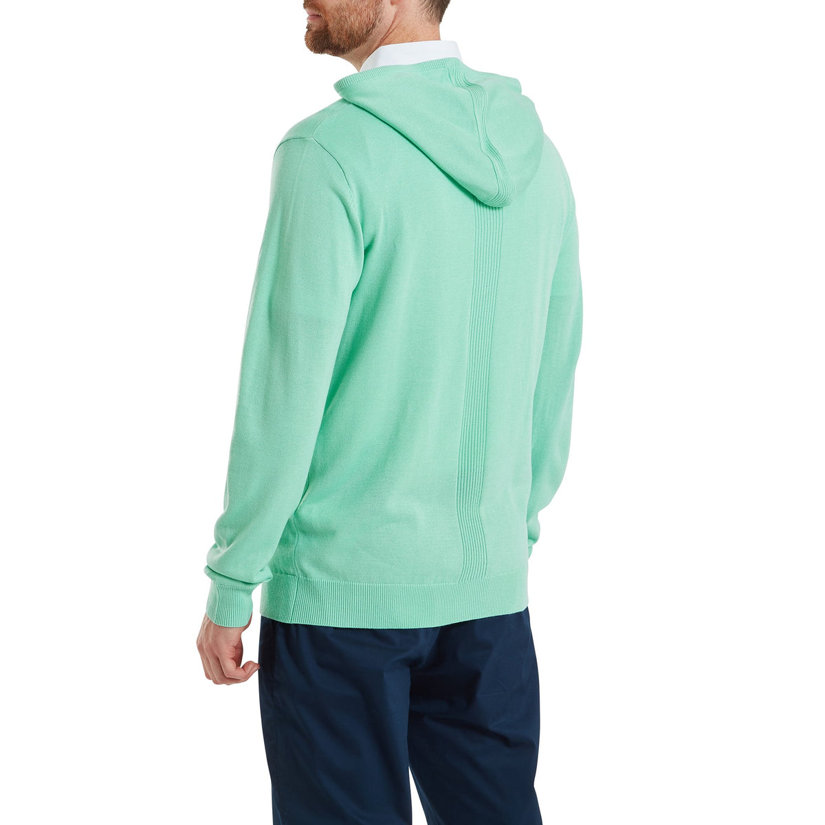 FootJoy drirelease Knit Hoodie Sea Glass