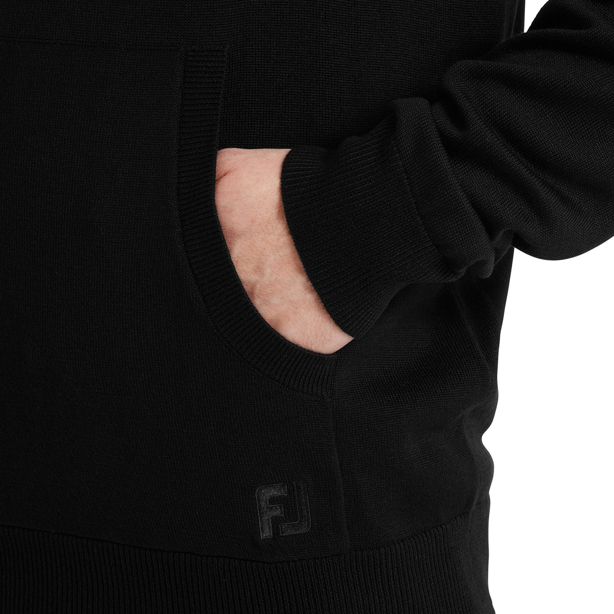 FootJoy drirelease Knit Hoodie Black