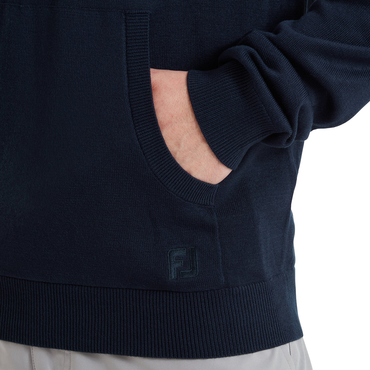 FootJoy drirelease Knit Hoodie Navy
