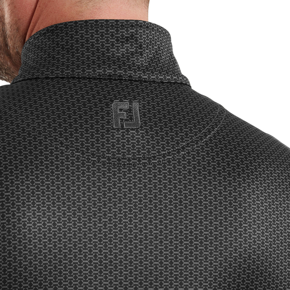 FootJoy FJ Nautical Flag Tonal Chill-Out Black