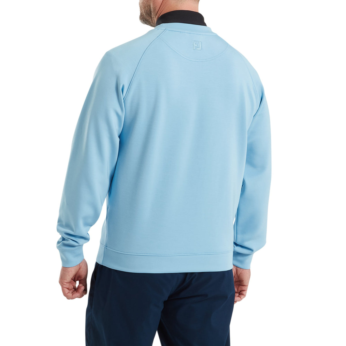 FootJoy Crew Neck Sweatshirt Blue Reef