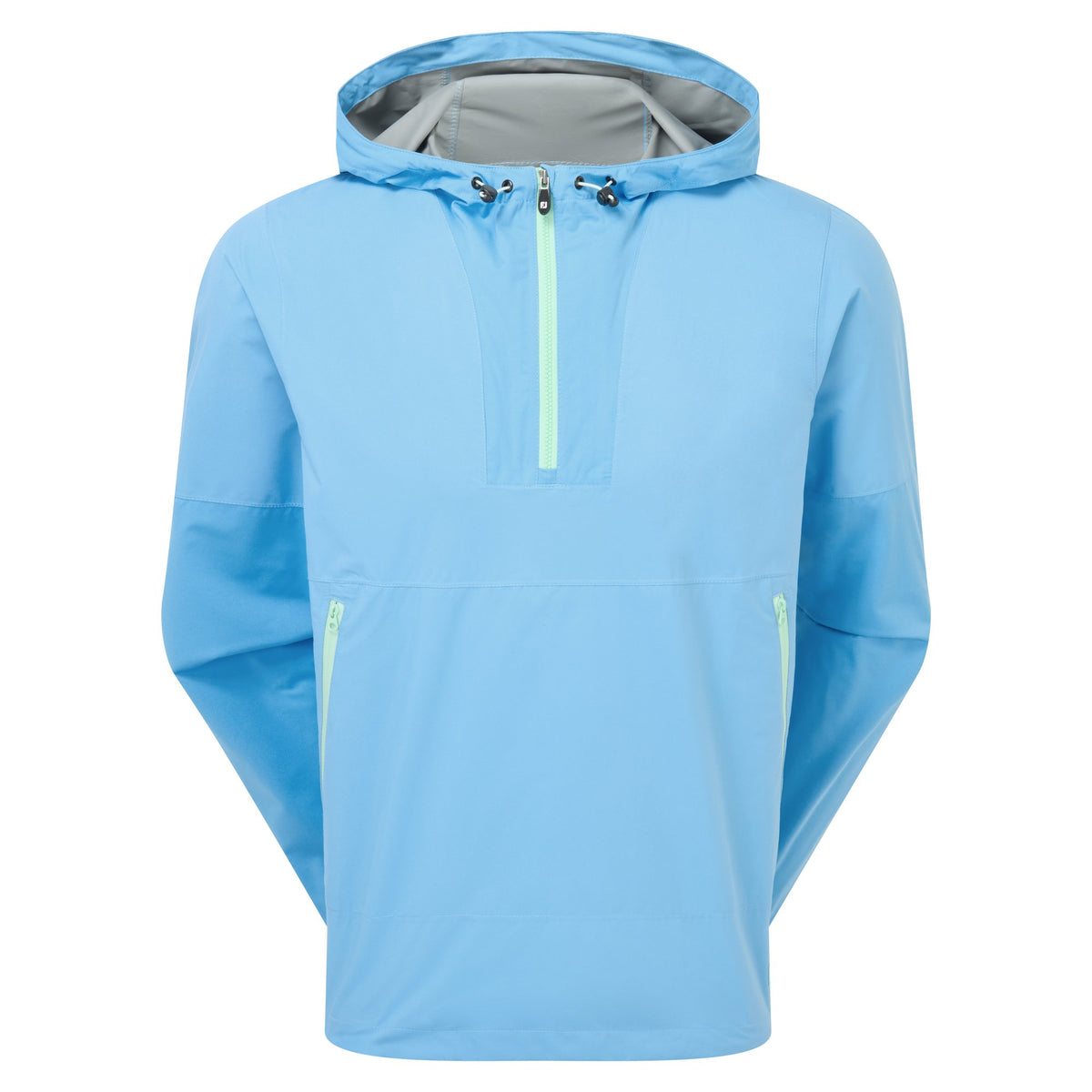 FootJoy HydroLite X Hoodie Deep Reef with Sea Glass Zipper