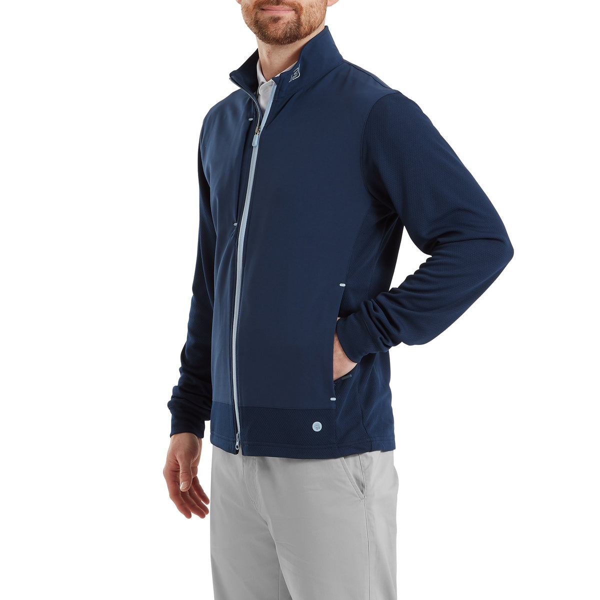 FootJoy Tempo Hybrid Full-Zip Jacket Navy