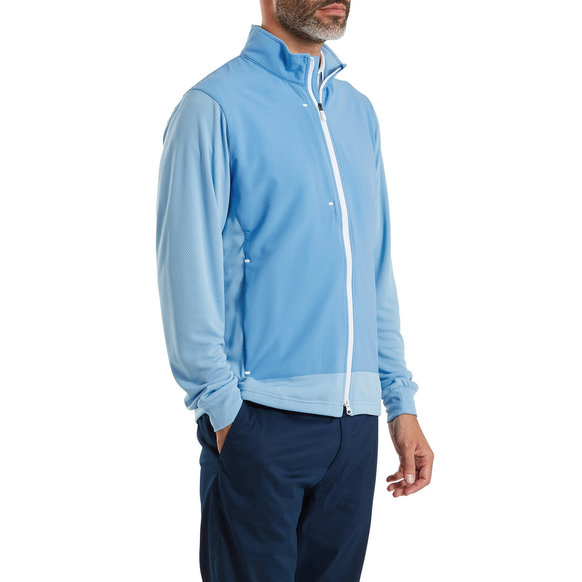 FootJoy Tempo Hybrid Full-Zip Jacket Blue Reef / Deep Reef