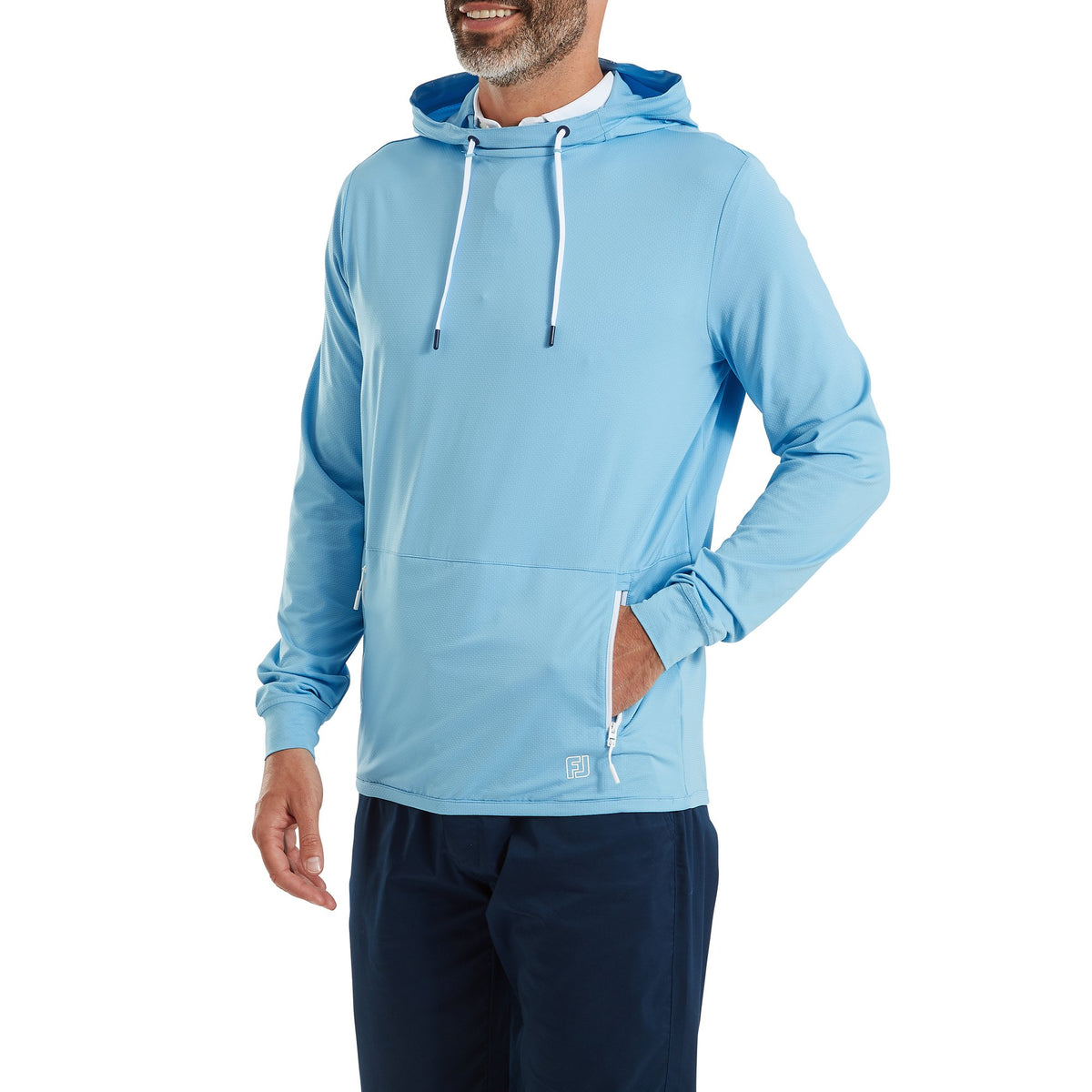 FootJoy Tempo Hoodie Blue Reef