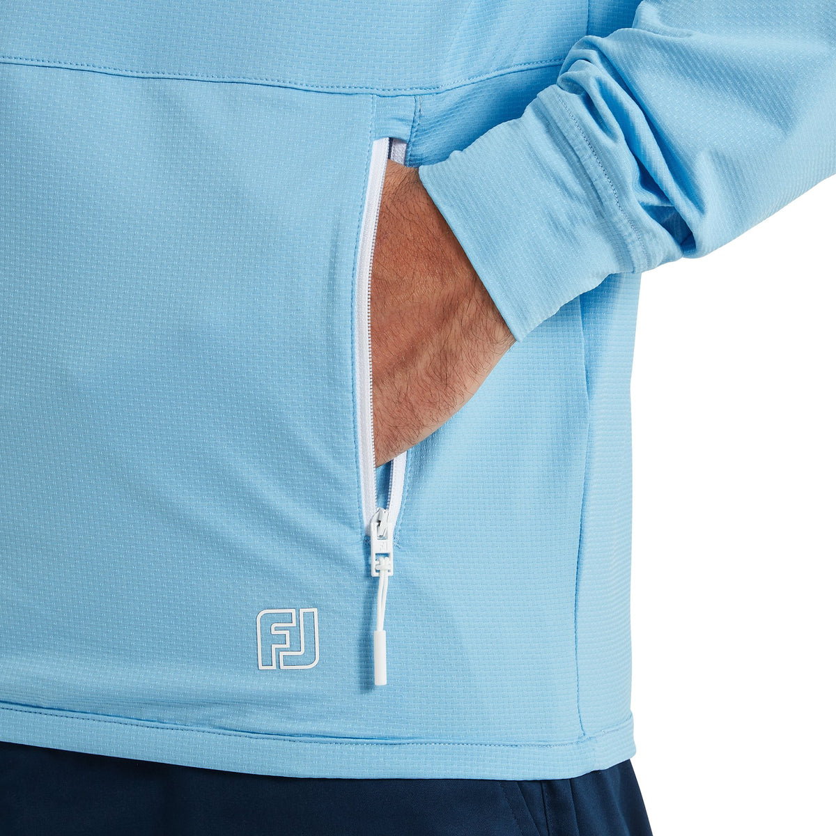 FootJoy Tempo Hoodie Blue Reef
