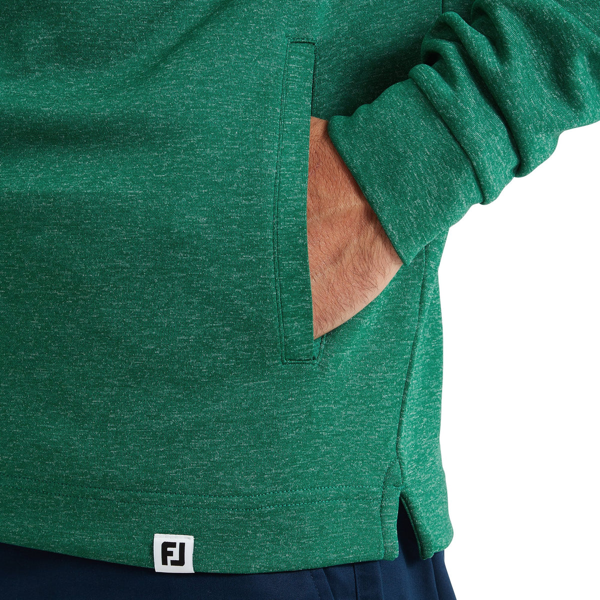 FootJoy Lightweight Hoodie Heather Field Green