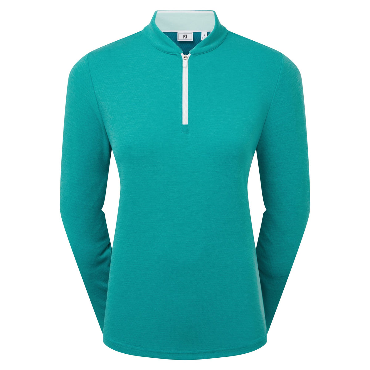 FootJoy 1/4 Zip Blade Collar Midlayer Tile Blue - Dames