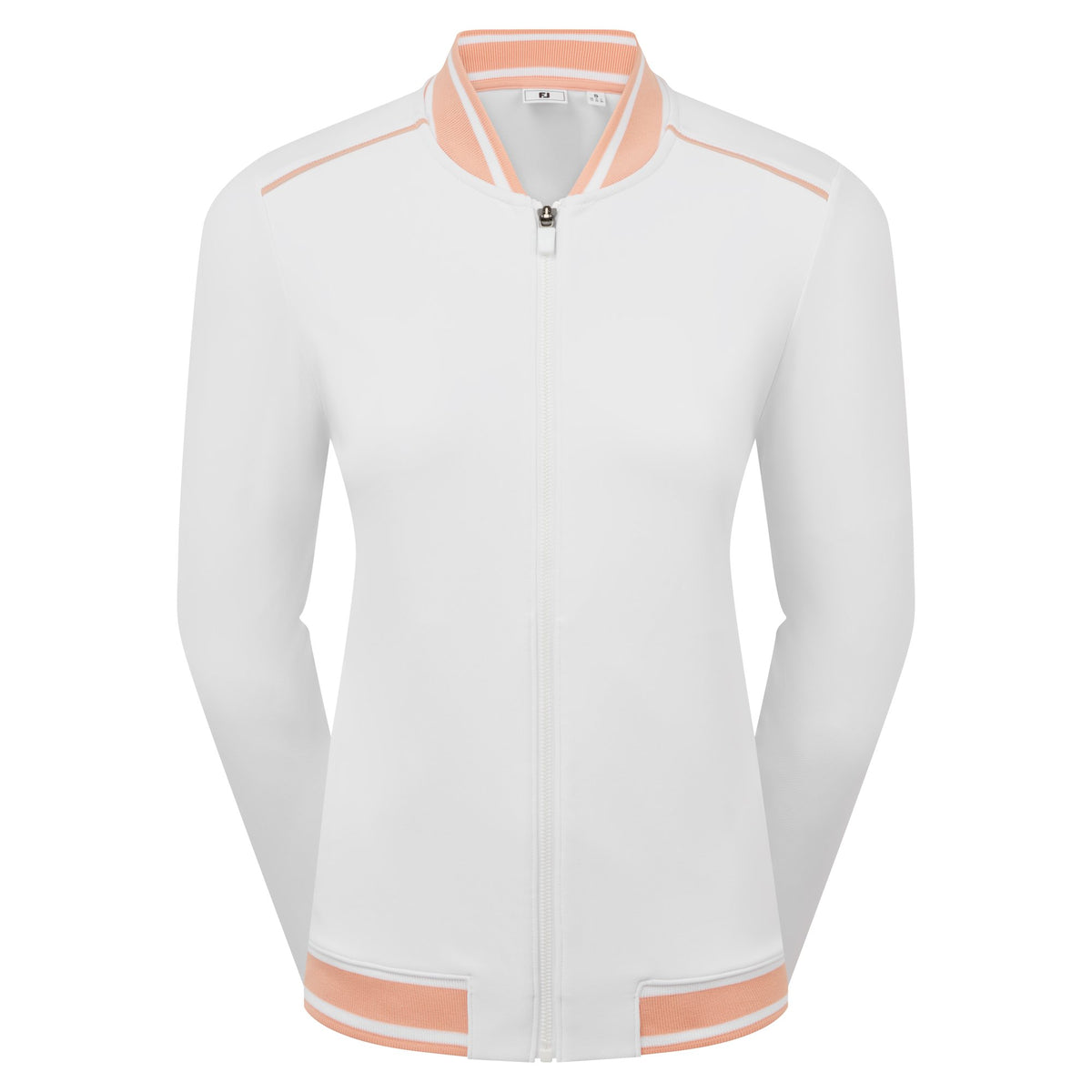 FootJoy Track Jacket White / Desert Peach - Dames