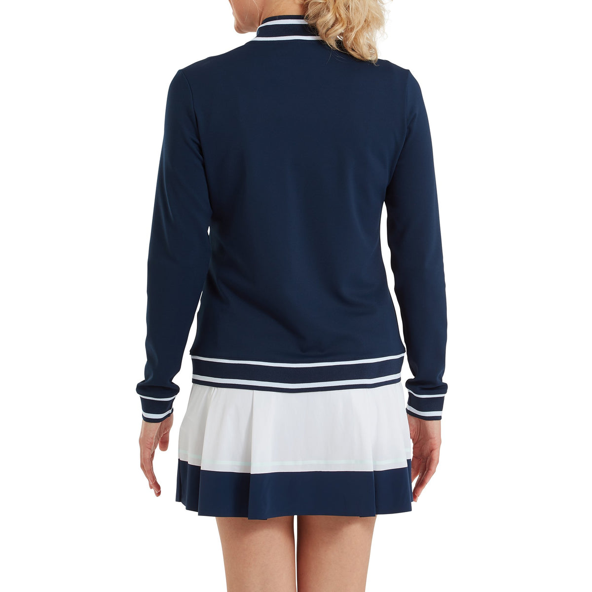 FootJoy Track Jacket Navy / White - Dames