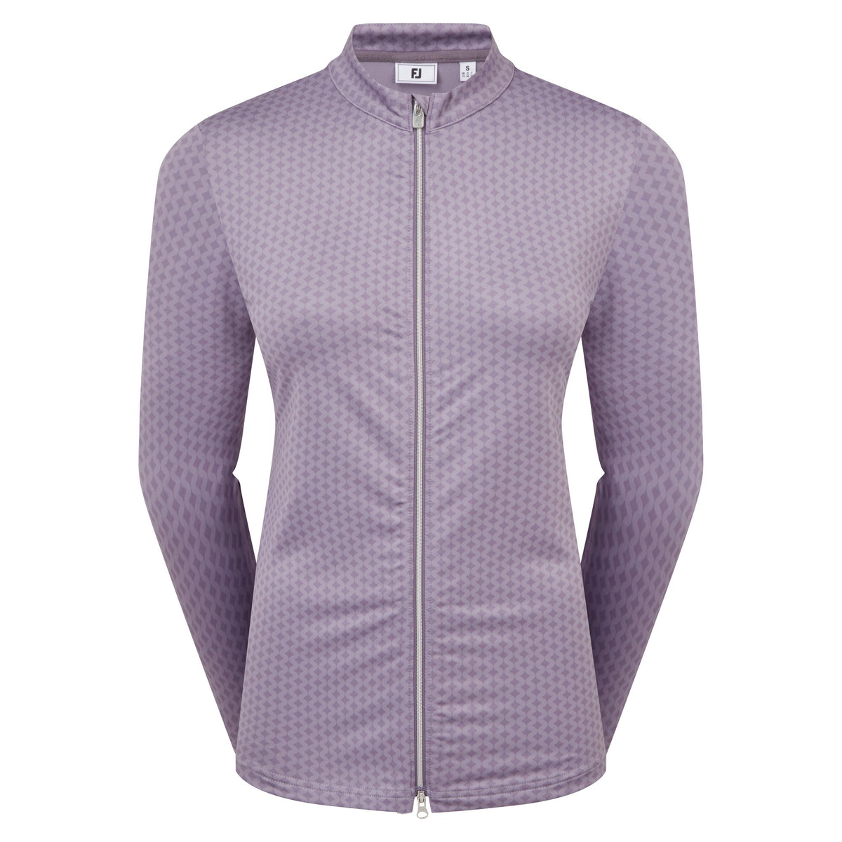 FootJoy Print Full Zip Midlayer Dusty Violet - Dames