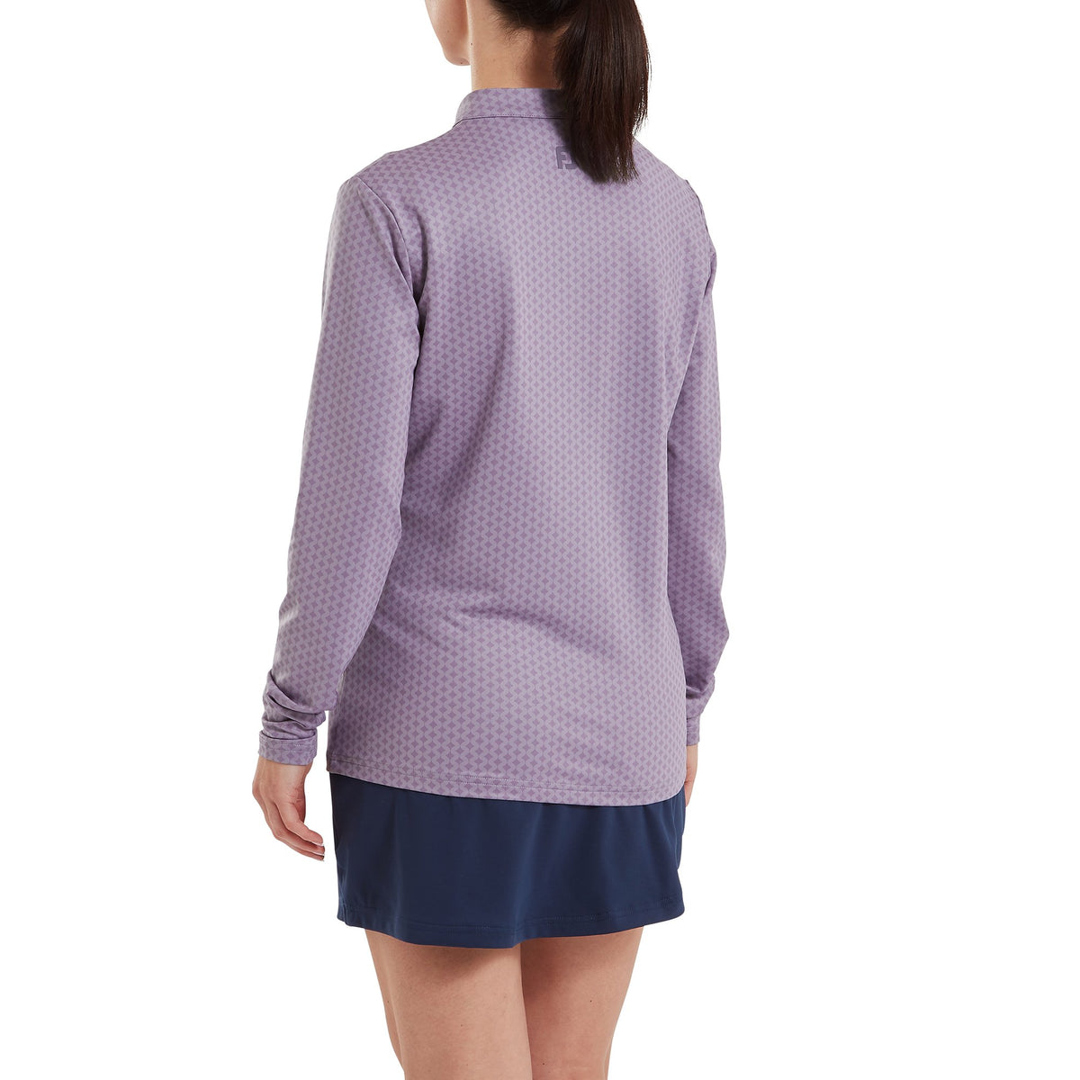 FootJoy Print Full Zip Midlayer Dusty Violet - Dames