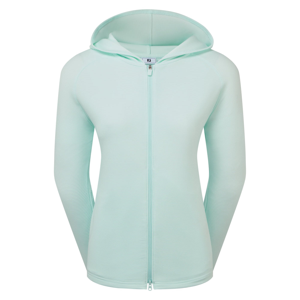 FootJoy Full-Zip Ottoman Hoodie Glacial Blue - Dames