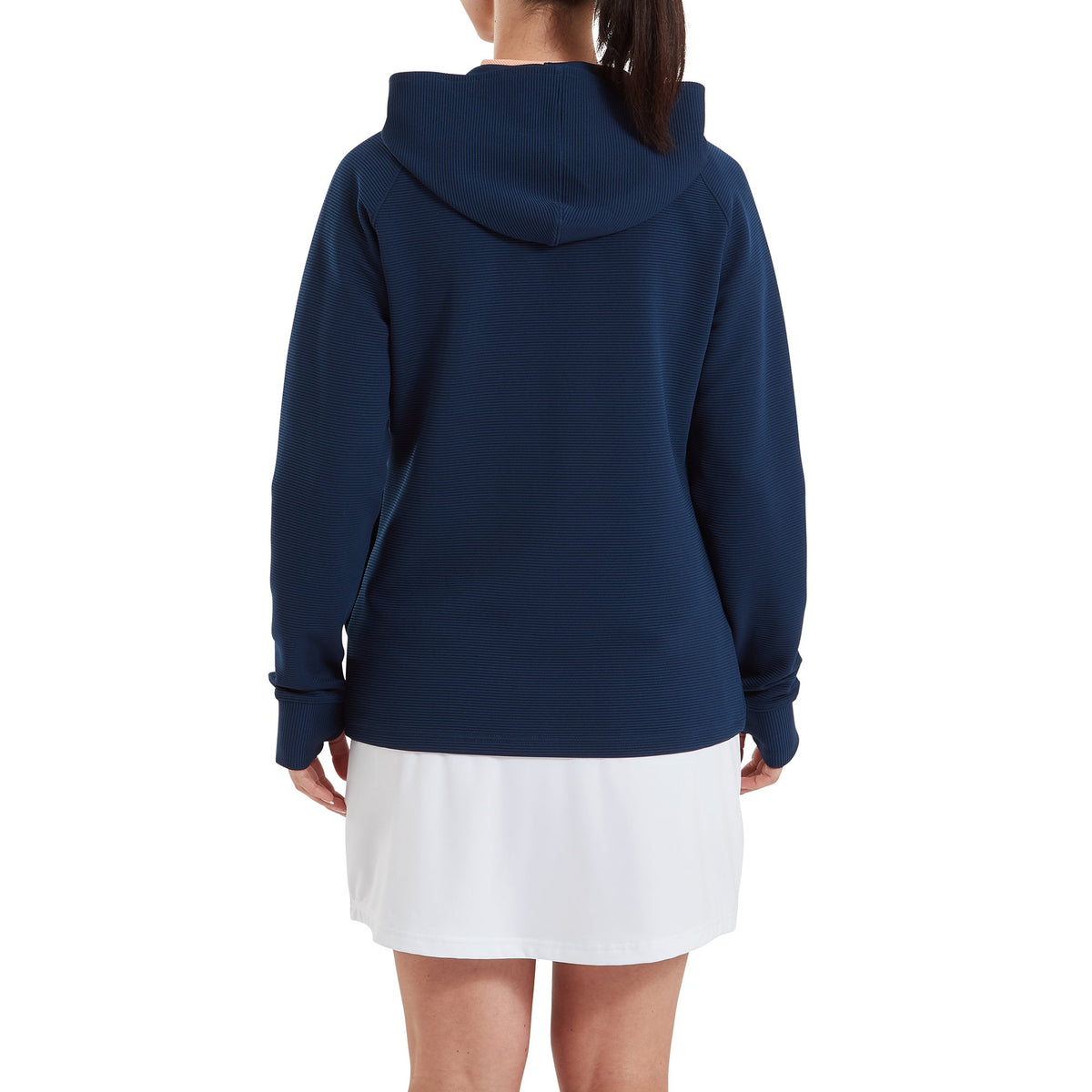 FootJoy Full-Zip Ottoman Hoodie Navy - Dames