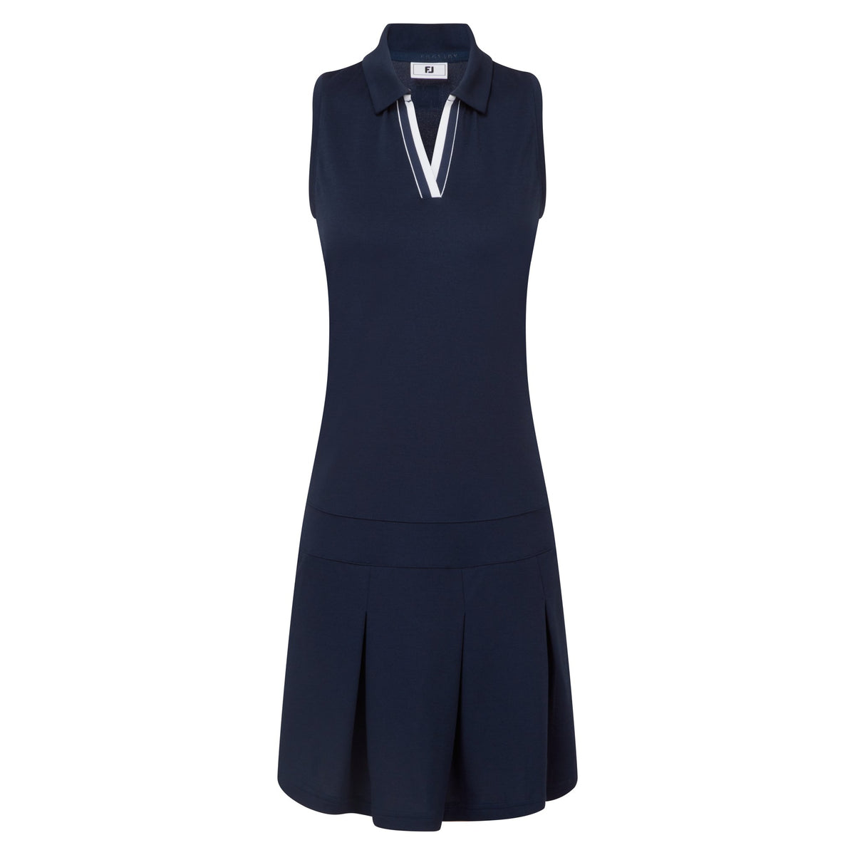 FootJoy Pleated Dress Navy / White - Dames