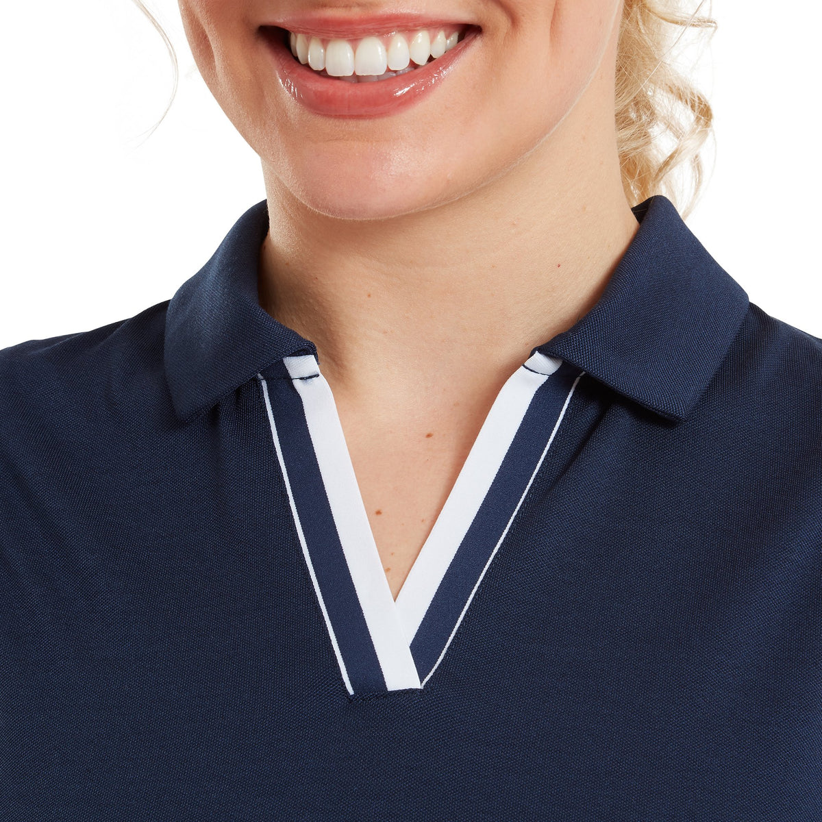 FootJoy Pleated Dress Navy / White - Dames