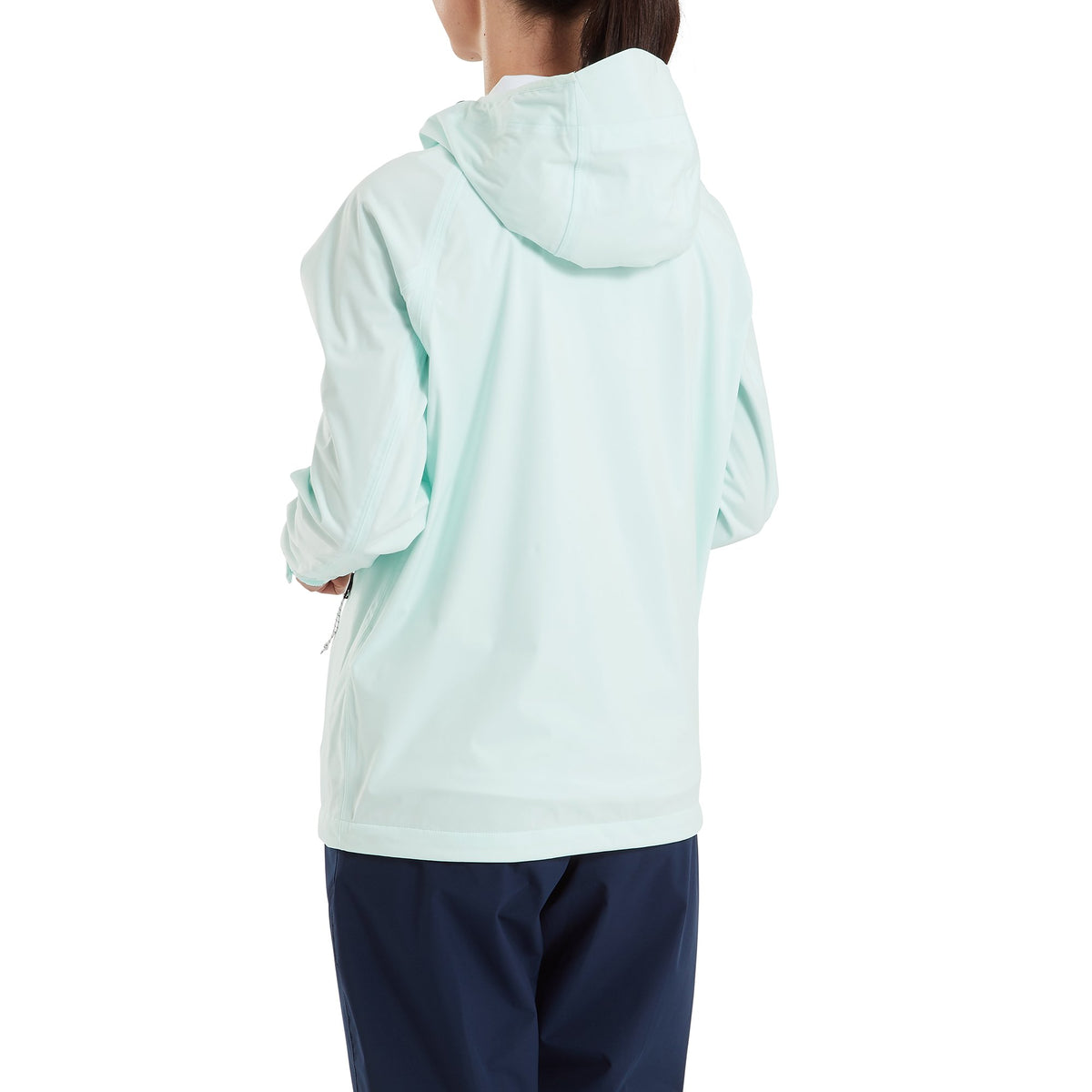 FootJoy HydroKnit Jacket Glacial Blue / White / Glacial Blue Zipper - Dames