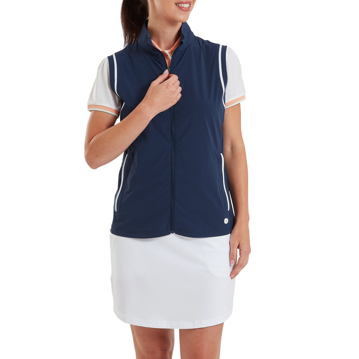 FootJoy Tempo Vest Navy - Dames