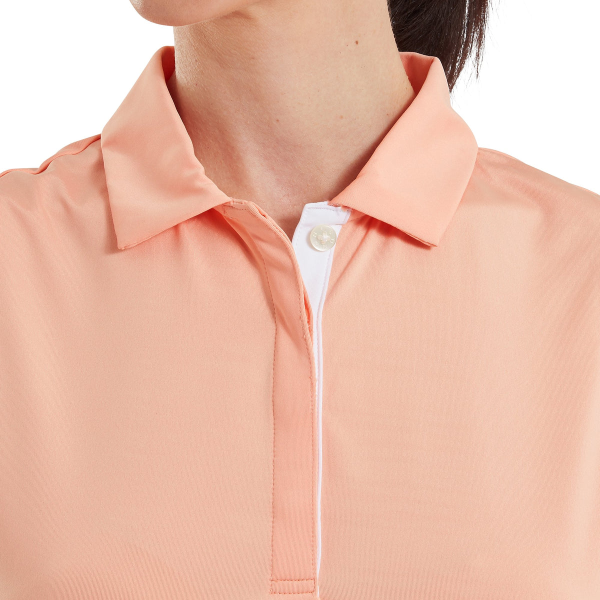 FootJoy Sleeveless Lisle Desert Peach - Dames