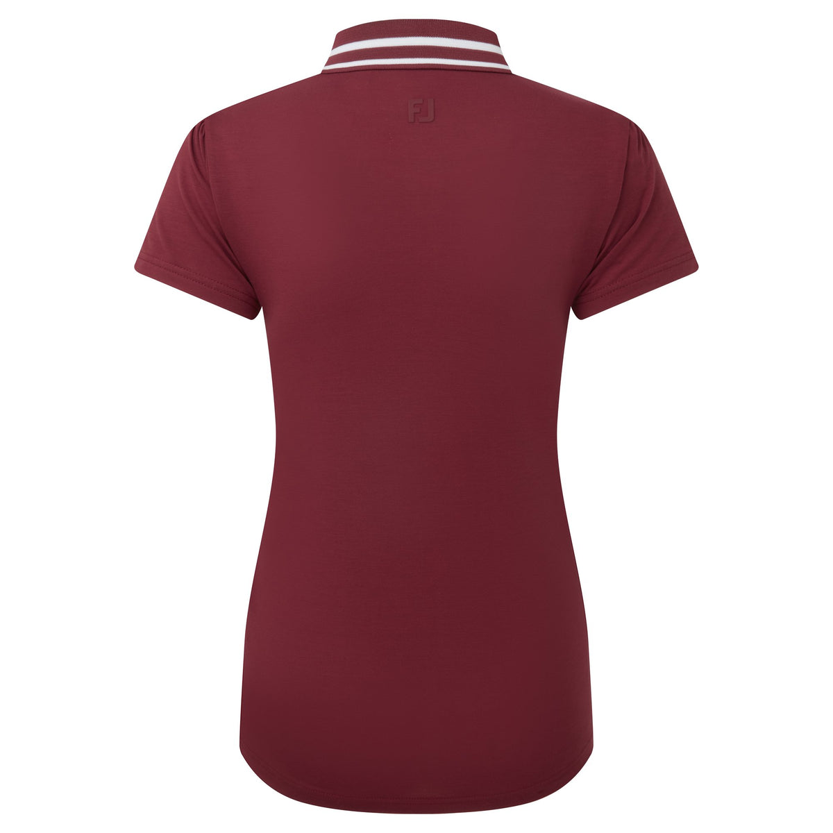 FootJoy Loop Button Shirt Cranberry / White - Dames
