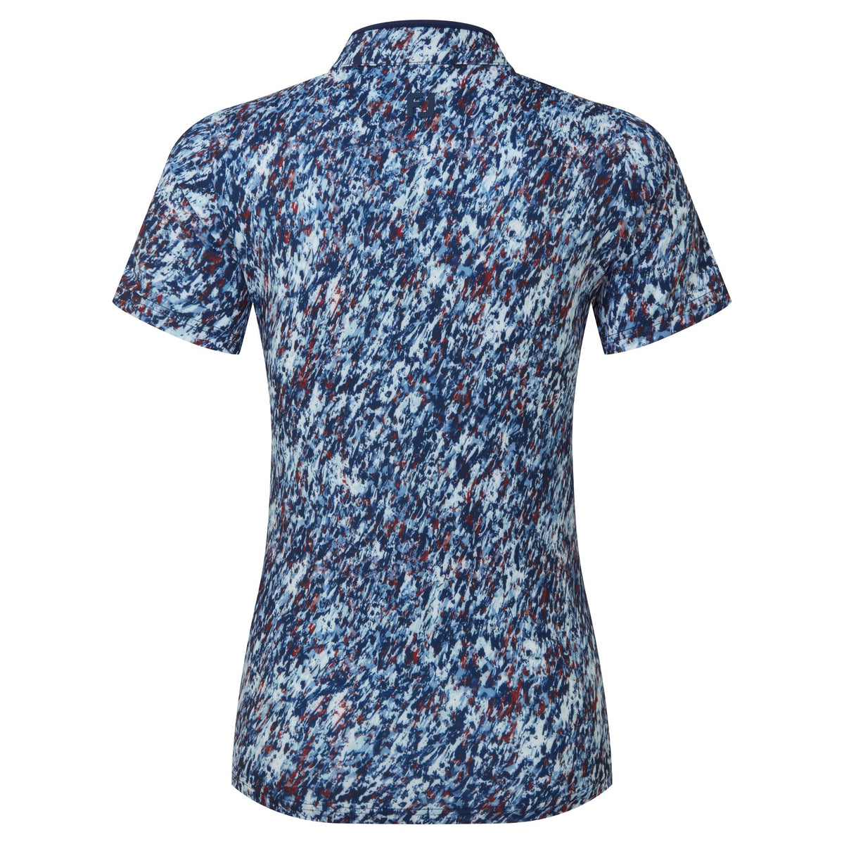 FootJoy Multi Splatter Shirt Navy / White / Cranberry - Dames