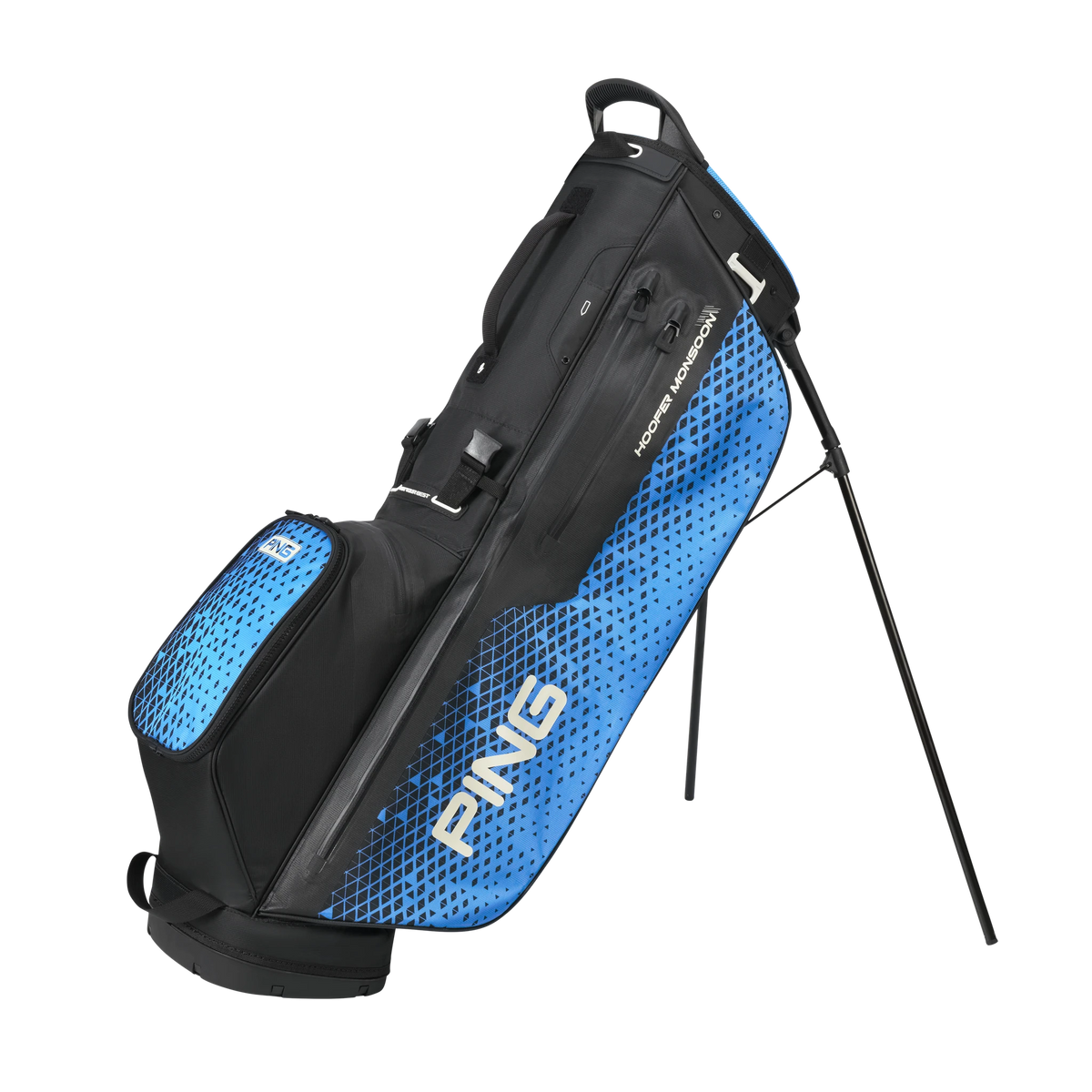 Ping Hoofer Monsoon Standbag - Black/Blue