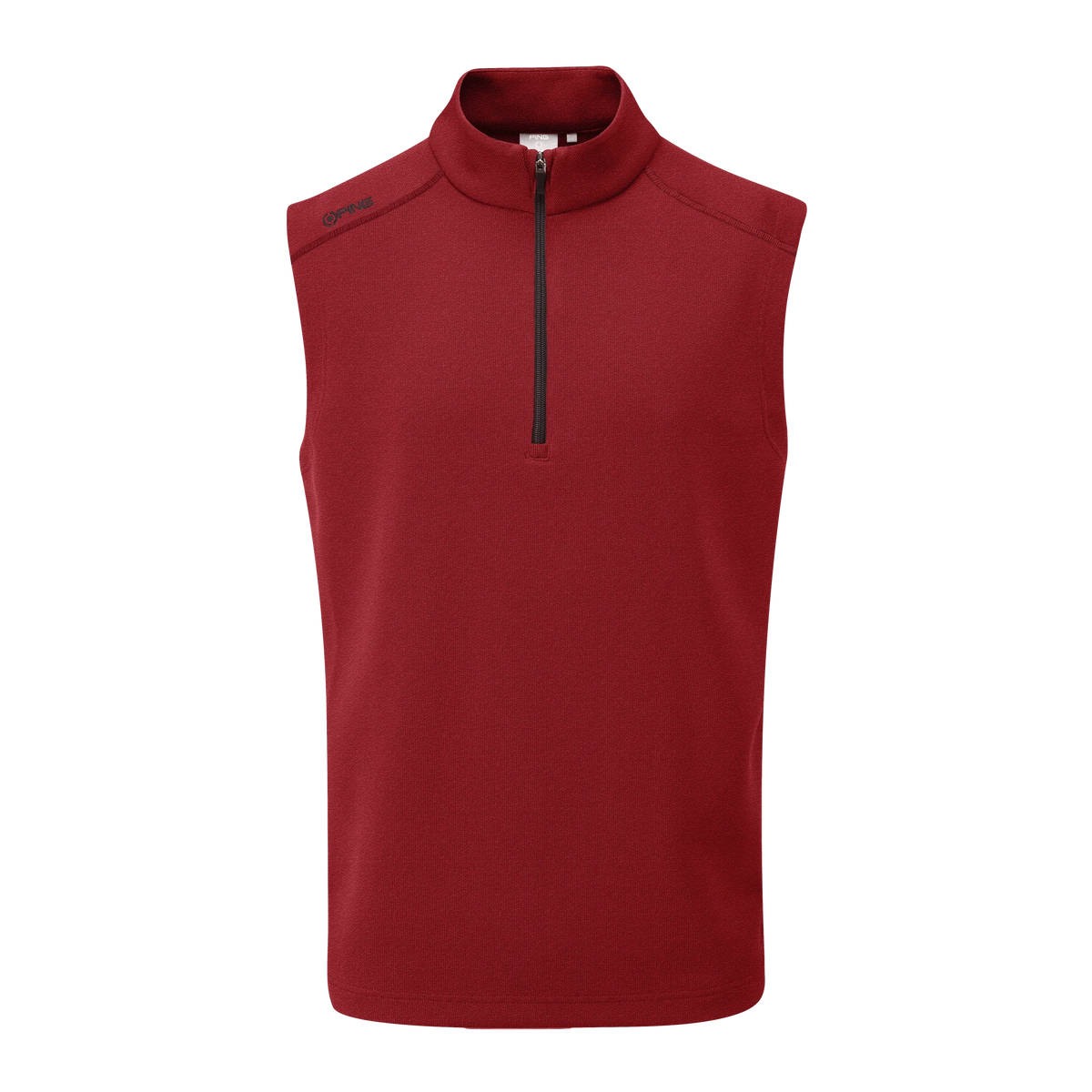 Ping Ramsey Vest Heren - Rich Red Marl