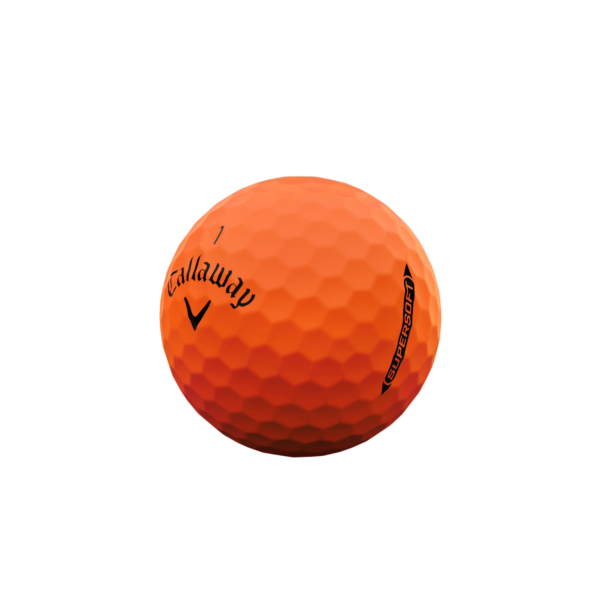 Callaway Supersoft Matte Oranje - driekwart