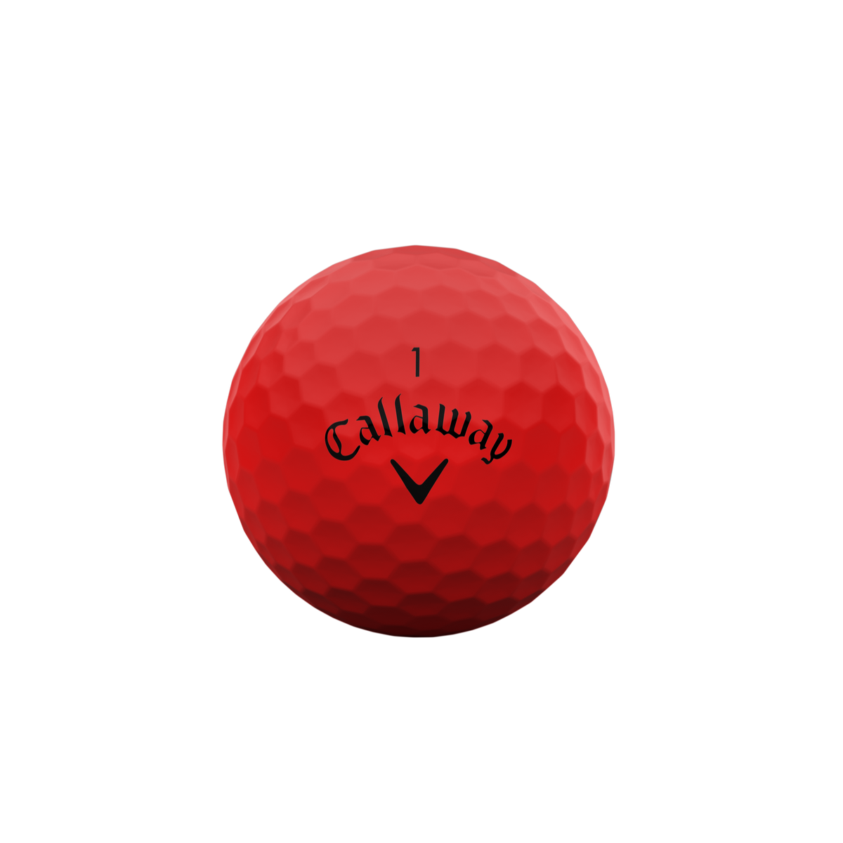 Callaway Supersoft Matte Rood - vooraanzicht
