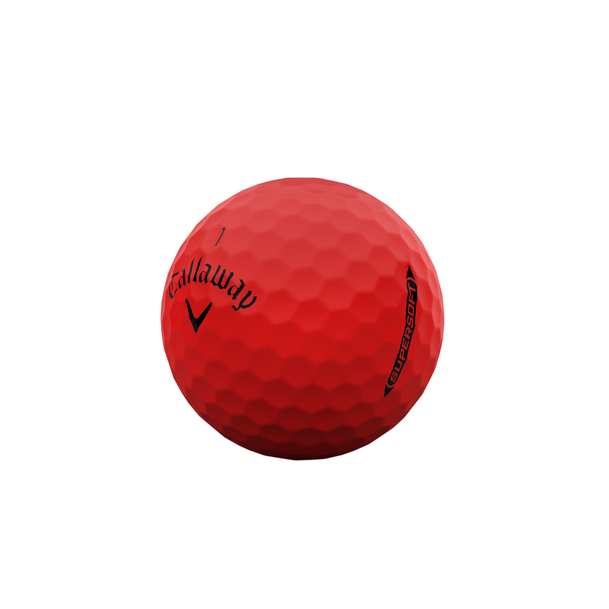 Callaway Supersoft Matte Rood - driekwart