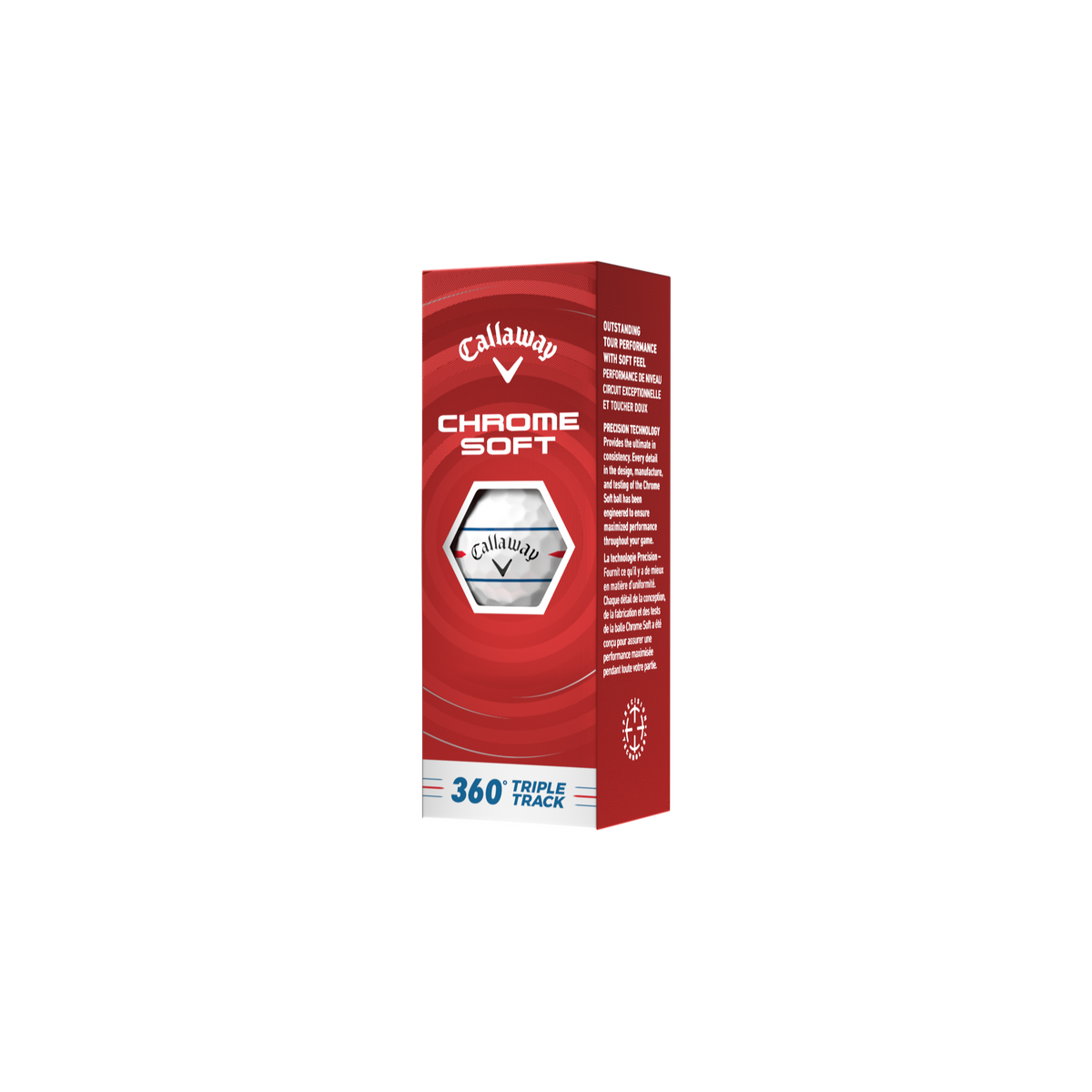 Callaway Chrome Soft 360 Triple Track wit — sleeve